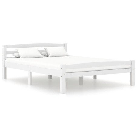 Giroletto Bianco in Legno Massello di Pino 140x200 cm