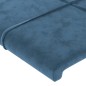 Testiere 2 pz Blu Scuro 72x5x78/88 cm in Velluto Testiere 2 pz Blu Scuro 72x5x78/88 cm in Velluto