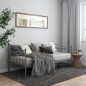 Telaio Divano Letto Grigio in Metallo 90x200 cm Telaio Divano Letto Grigio in Metallo 90x200 cm