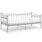 Telaio Divano Letto Grigio in Metallo 90x200 cm Telaio Divano Letto Grigio in Metallo 90x200 cm