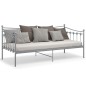 Telaio Divano Letto Grigio in Metallo 90x200 cm Telaio Divano Letto Grigio in Metallo 90x200 cm