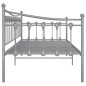 Telaio Divano Letto Grigio in Metallo 90x200 cm Telaio Divano Letto Grigio in Metallo 90x200 cm