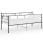 Divano Letto Telaio Nero in Metallo 90x200 cm Divano Letto Telaio Nero in Metallo 90x200 cm