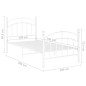 Giroletto Bianco in Metallo 100x200 cm Giroletto Bianco in Metallo 100x200 cm