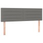 vidaXL Letto a Molle Materasso e LED Grigio Scuro 140x190cm in Tessuto vidaXL Letto a Molle Materasso e LED Grigio Scuro 140x190cm in Tessuto
