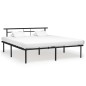 vidaXL Giroletto Nero in Metallo 200x200 cm vidaXL Giroletto Nero in Metallo 200x200 cm