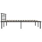 vidaXL Giroletto Nero in Metallo 200x200 cm vidaXL Giroletto Nero in Metallo 200x200 cm