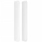 Testiera ad Orecchio Bianco 93x16x118/128 cm in Similpelle Testiera ad Orecchio Bianco 93x16x118/128 cm in Similpelle