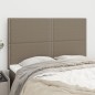 Testiere 4 pz Tortora 72x5x78/88 cm in Tessuto Testiere 4 pz Tortora 72x5x78/88 cm in Tessuto