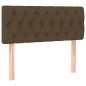 vidaXL Letto a Molle Materasso e LED Marrone Scuro 90x200cm in Tessuto vidaXL Letto a Molle Materasso e LED Marrone Scuro 90x200cm in Tessuto