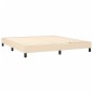 vidaXL Letto a Molle con Materasso e LED Crema 160x200 cm in Tessuto vidaXL Letto a Molle con Materasso e LED Crema 160x200 cm in Tessuto