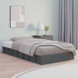 Giroletto Grigio 75x190 cm 2FT6 Small Single in Legno Massello Giroletto Grigio 75x190 cm 2FT6 Small Single in Legno Massello