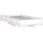 Giroletto Grigio 75x190 cm 2FT6 Small Single in Legno Massello Giroletto Grigio 75x190 cm 2FT6 Small Single in Legno Massello