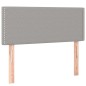 vidaXL Letto a Molle Materasso e LED Grigio Chiaro 120x200 cm Tessuto vidaXL Letto a Molle Materasso e LED Grigio Chiaro 120x200 cm Tessuto