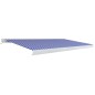 Tenda a Cassonetto Motorizzata 500x300 cm Blu e Bianco Tenda a Cassonetto Motorizzata 500x300 cm Blu e Bianco