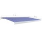 Tenda a Cassonetto Motorizzata 500x300 cm Blu e Bianco Tenda a Cassonetto Motorizzata 500x300 cm Blu e Bianco