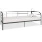 Telaio Divano Letto Grigio in Metallo 90x200 cm Telaio Divano Letto Grigio in Metallo 90x200 cm