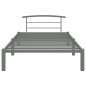 vidaXL Giroletto Grigio in Metallo 100x200 cm vidaXL Giroletto Grigio in Metallo 100x200 cm