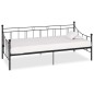 Telaio Divano Letto Nero in Metallo 90x200 cm Telaio Divano Letto Nero in Metallo 90x200 cm