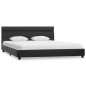 Giroletto con LED Grigio in Similpelle 160x200 cm Giroletto con LED Grigio in Similpelle 160x200 cm