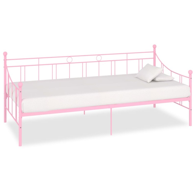 Telaio Divano Letto Rosa in Metallo 90x200 cm Telaio Divano Letto Rosa in Metallo 90x200 cm