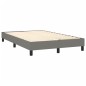 Letto a Molle Materasso e LED Grigio Scuro 120x200cm in Tessuto Letto a Molle Materasso e LED Grigio Scuro 120x200cm in Tessuto
