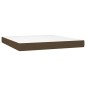 vidaXL Letto a Molle Materasso e LED MarroneScuro 180x200cm in Tessuto vidaXL Letto a Molle Materasso e LED MarroneScuro 180x200cm in Tessuto