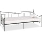 Telaio Divano Letto Grigio in Metallo 90x200 cm Telaio Divano Letto Grigio in Metallo 90x200 cm