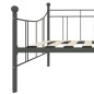 Telaio Divano Letto Grigio in Metallo 90x200 cm Telaio Divano Letto Grigio in Metallo 90x200 cm