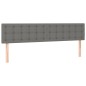vidaXL Letto a Molle Materasso e LED Grigio Scuro 180x200cm in Tessuto vidaXL Letto a Molle Materasso e LED Grigio Scuro 180x200cm in Tessuto