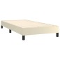 Giroletto a Molle con Materasso e LED Crema 80x200cm Similpelle Giroletto a Molle con Materasso e LED Crema 80x200cm Similpelle
