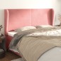 Testiera ad Orecchio Rosa 203x23x118/128 cm in Velluto Testiera ad Orecchio Rosa 203x23x118/128 cm in Velluto