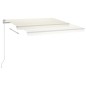 vidaXL Tenda Automatica con Sensore Vento e LED 4,5x3,5 m Crema vidaXL Tenda Automatica con Sensore Vento e LED 4,5x3,5 m Crema