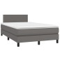 Giroletto Molle con Materasso e LED Grigio 120x200cm Similpelle Giroletto Molle con Materasso e LED Grigio 120x200cm Similpelle