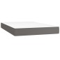 Giroletto Molle con Materasso e LED Grigio 120x200cm Similpelle Giroletto Molle con Materasso e LED Grigio 120x200cm Similpelle