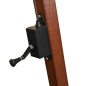 Ombrellone Pensile 350 cm Palo in Legno Verde Ombrellone Pensile 350 cm Palo in Legno Verde