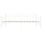 vidaXL Telaio Divano Letto Bianco in Metallo 90x200 cm