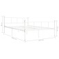 Giroletto Bianco in Metallo 120x200 cm Giroletto Bianco in Metallo 120x200 cm