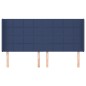 Testiera ad Orecchio Blu 163x16x118/128 cm in Tessuto Testiera ad Orecchio Blu 163x16x118/128 cm in Tessuto