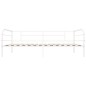 vidaXL Telaio Divano Letto Bianco in Metallo 90x200 cm vidaXL Telaio Divano Letto Bianco in Metallo 90x200 cm