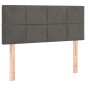 Letto a Molle con Materasso e LED Grigio Scuro 120x200 cm Letto a Molle con Materasso e LED Grigio Scuro 120x200 cm