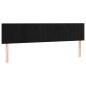 vidaXL Letto a Molle con Materasso e LED Nero 180x200 cm in Velluto vidaXL Letto a Molle con Materasso e LED Nero 180x200 cm in Velluto