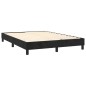 vidaXL Letto a Molle con Materasso e LED Nero 140x200 cm in Velluto vidaXL Letto a Molle con Materasso e LED Nero 140x200 cm in Velluto
