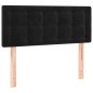 vidaXL Letto a Molle con Materasso e LED Nero 90x190 cm in Velluto vidaXL Letto a Molle con Materasso e LED Nero 90x190 cm in Velluto
