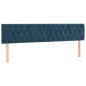 vidaXL Letto a Molle con Materasso e LED Blu Scuro 180x200 cm vidaXL Letto a Molle con Materasso e LED Blu Scuro 180x200 cm