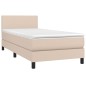 Giroletto Molle Materasso e LED Cappuccino 100x200cm Similpelle Giroletto Molle Materasso e LED Cappuccino 100x200cm Similpelle