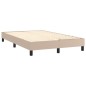 vidaXL Giroletto Molle Materasso e LED Cappuccino 120x200cm Similpelle vidaXL Giroletto Molle Materasso e LED Cappuccino 120x200cm Similpelle