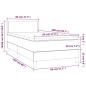 Giroletto Molle con Materasso e LED Marrone 80x200cm Similpelle Giroletto Molle con Materasso e LED Marrone 80x200cm Similpelle