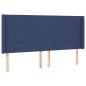 Letto a Molle Materasso e LED Blu 200x200cm in Tessuto Letto a Molle Materasso e LED Blu 200x200cm in Tessuto