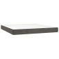 Letto a Molle con Materasso e LED Grigio Scuro 180x200 cm Letto a Molle con Materasso e LED Grigio Scuro 180x200 cm